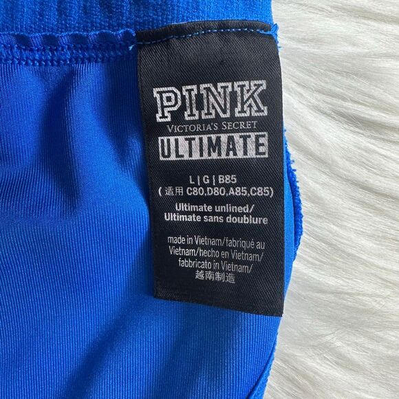 PINK Victoria's Secret ULTIMATE Unlined Mesh Racerback Sports Bra Bralette Size - Picture 4 of 9